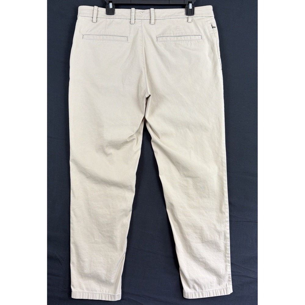 Bird Dogs Boom Khaki Golf Pants Mens 34x30 Slim Stretch Performance Chinos Lined - Picture 3 of 8